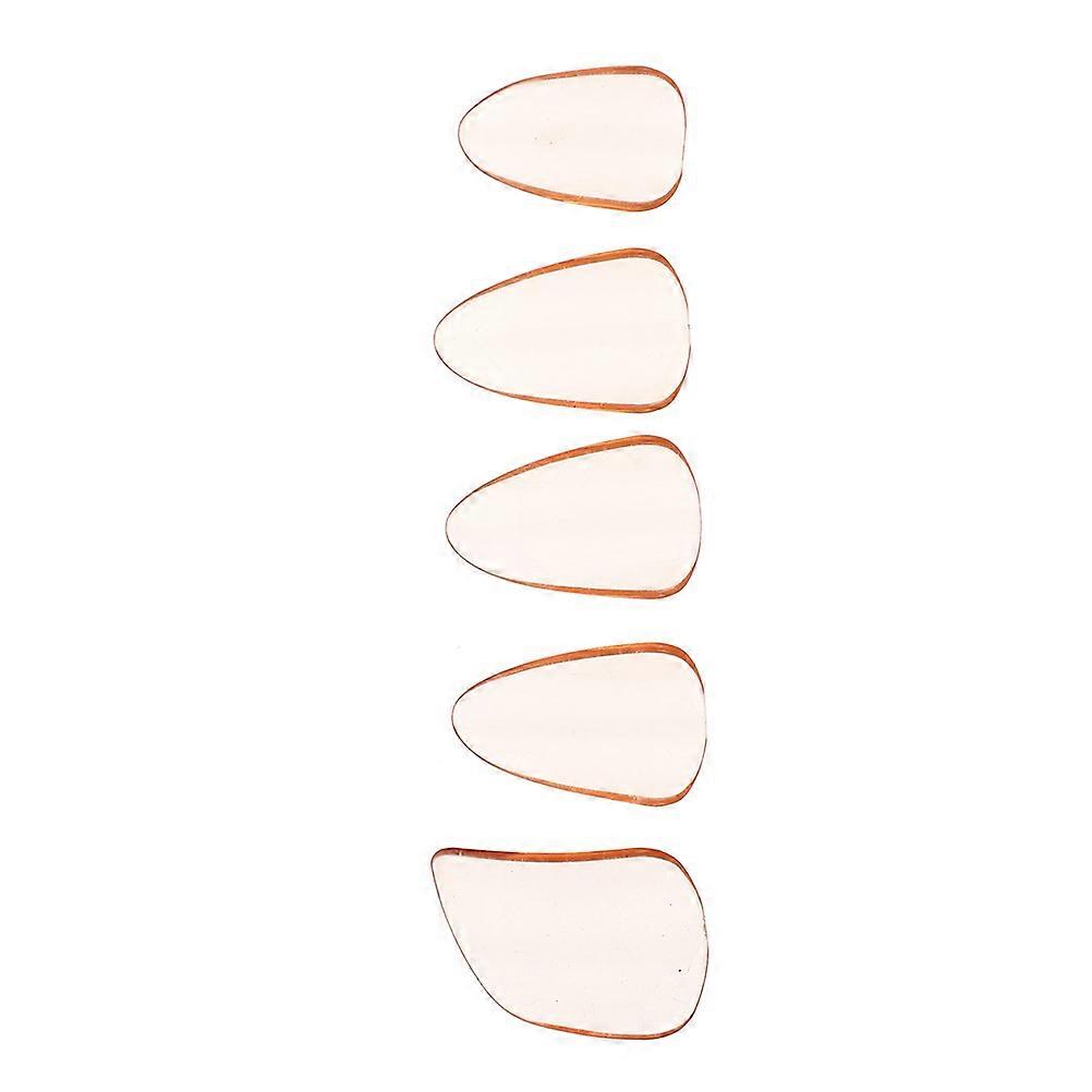 5Pcs Professional Pipa Nails String Instrument Parts Accessories Orange