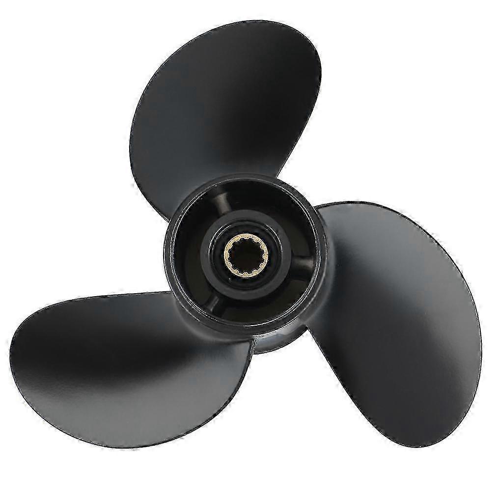 Tohatsu Mercury 8HP 9.9HP 8.5x9 Tekne Deniz Motoru için Dıştan Takma Pervane 3 Blade 12 Spline