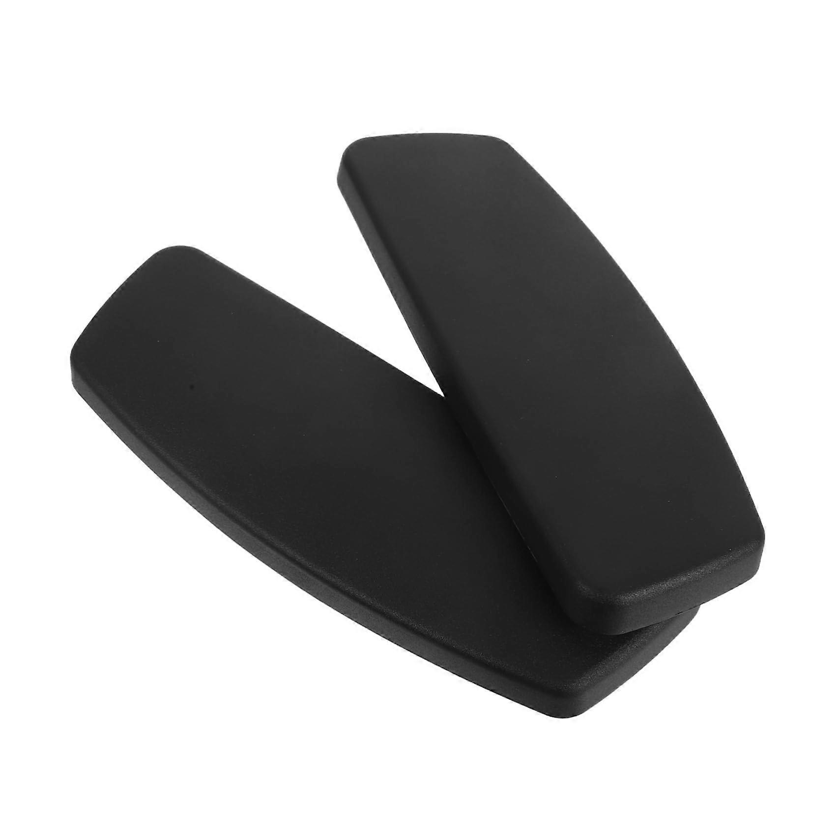 1Pair Office Chair Armrest Pads, Ergonomic Slip-Resistant Plastic Armrest Replacements For Computer Chairs, Easy Install