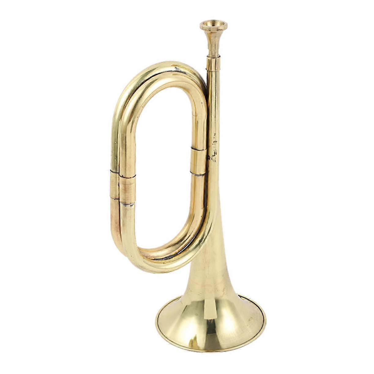 Bugle Instrument Alloy Horn For Beginners Portable Youth Trumpet Style Compact Size For Music Practice