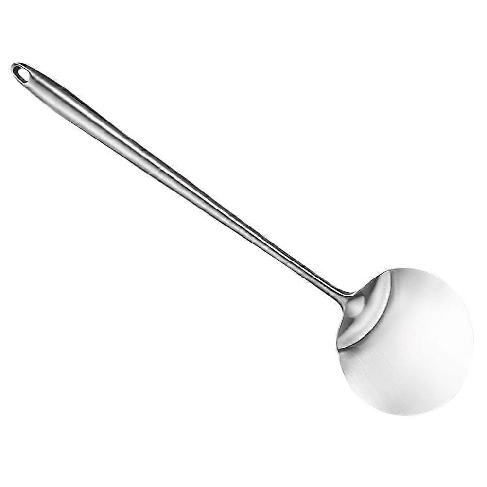Long Handle Turner with Rounded Edges , Multipurpose Kitchen Stirring and Serving Tool for Home Cooking