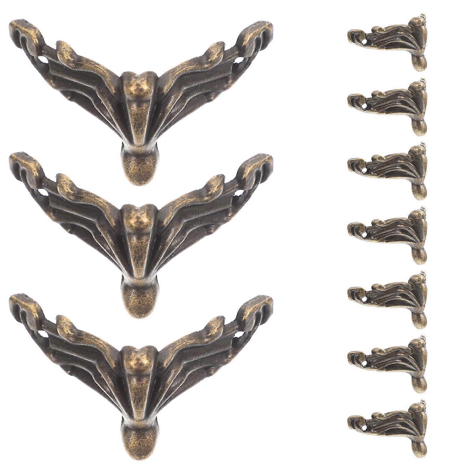 Table Corner Protector Furniture Pads for Home Decoration Durable Zinc Alloy 12Pcs