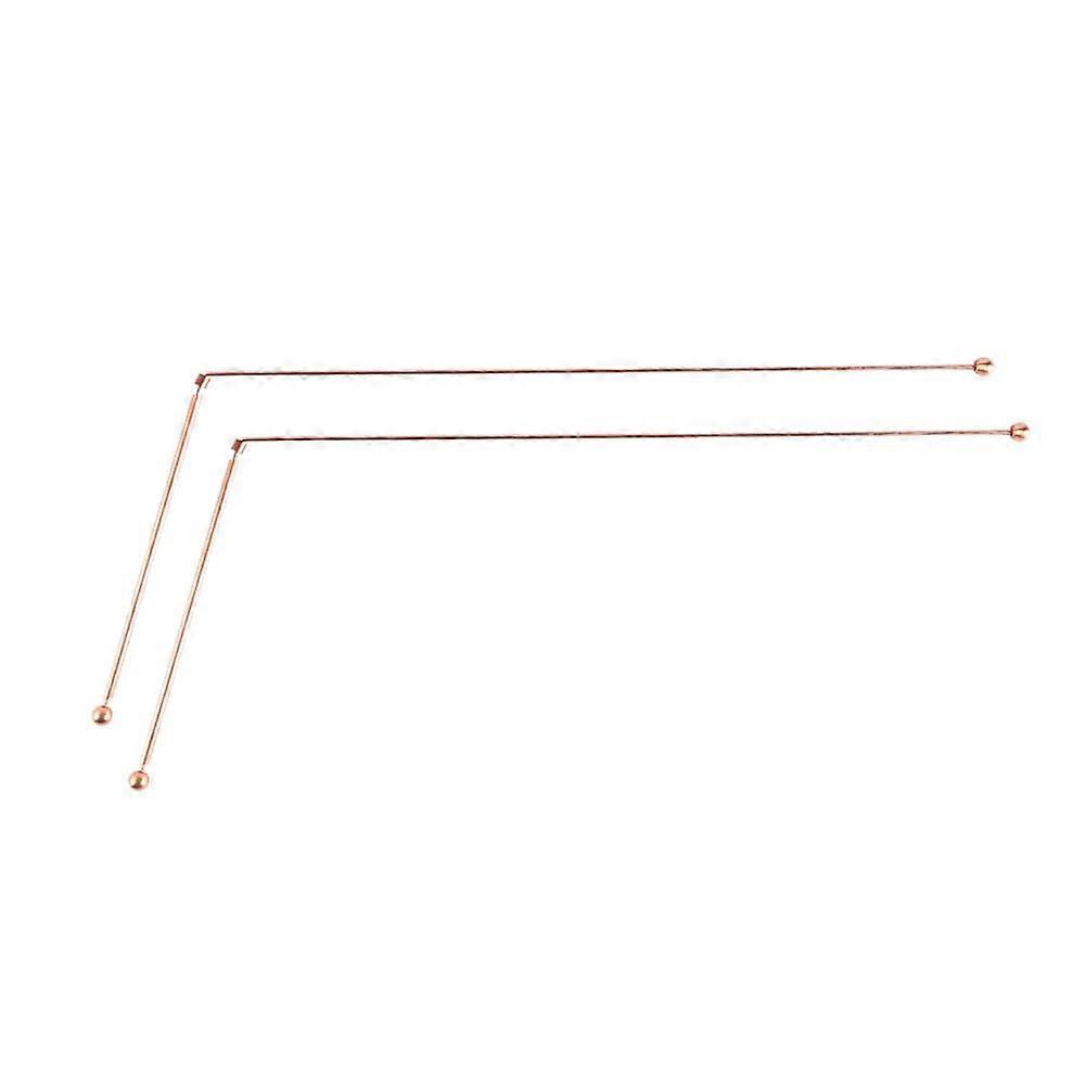 Copper Dowsing Rods Set of 2, 99.9% Pure Copper Divination Tools for Locating Water, Treasures, and Buried Objects