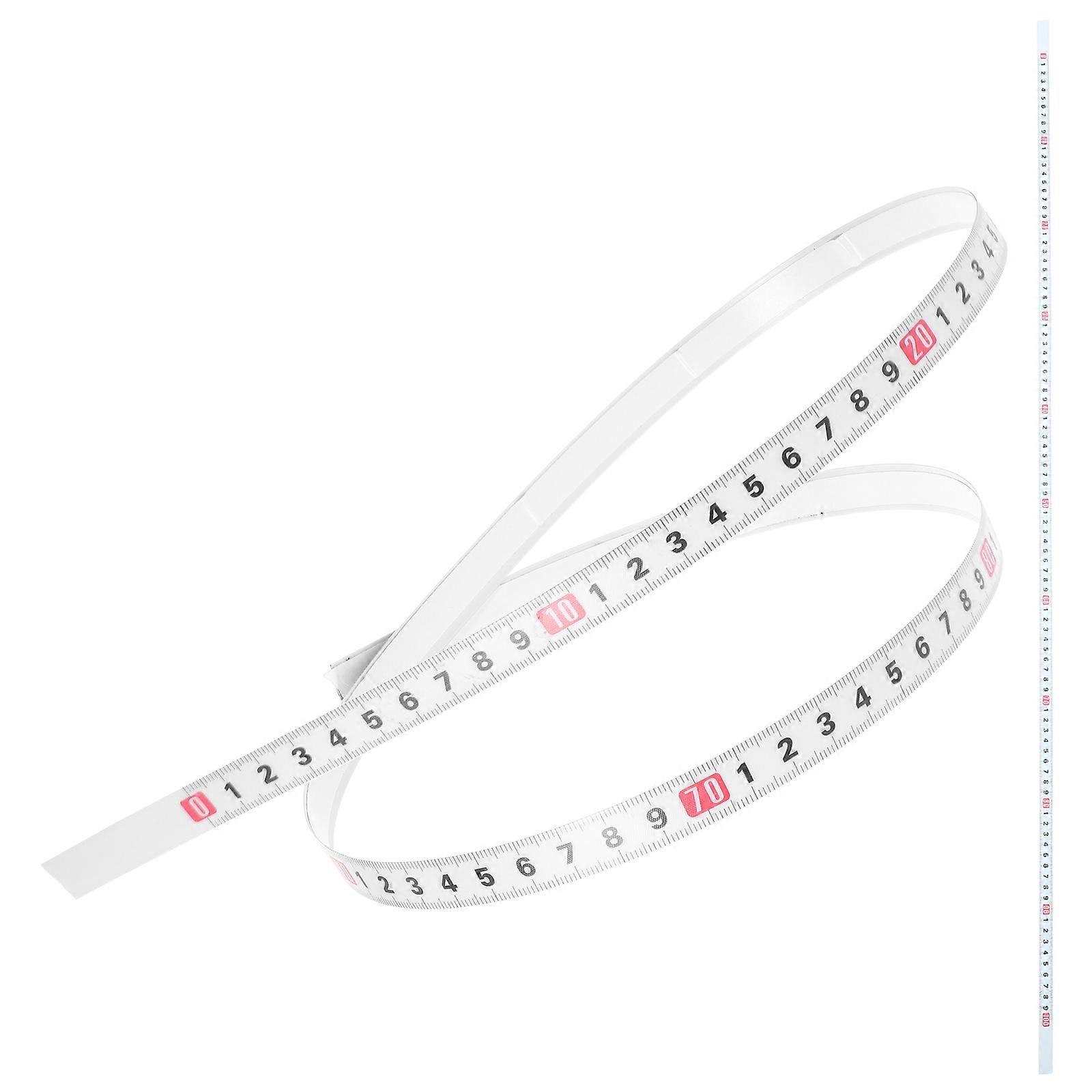 Tape Measure Ruler Adhesive Backing Workbench Ruler Precise Measurement 1Roll