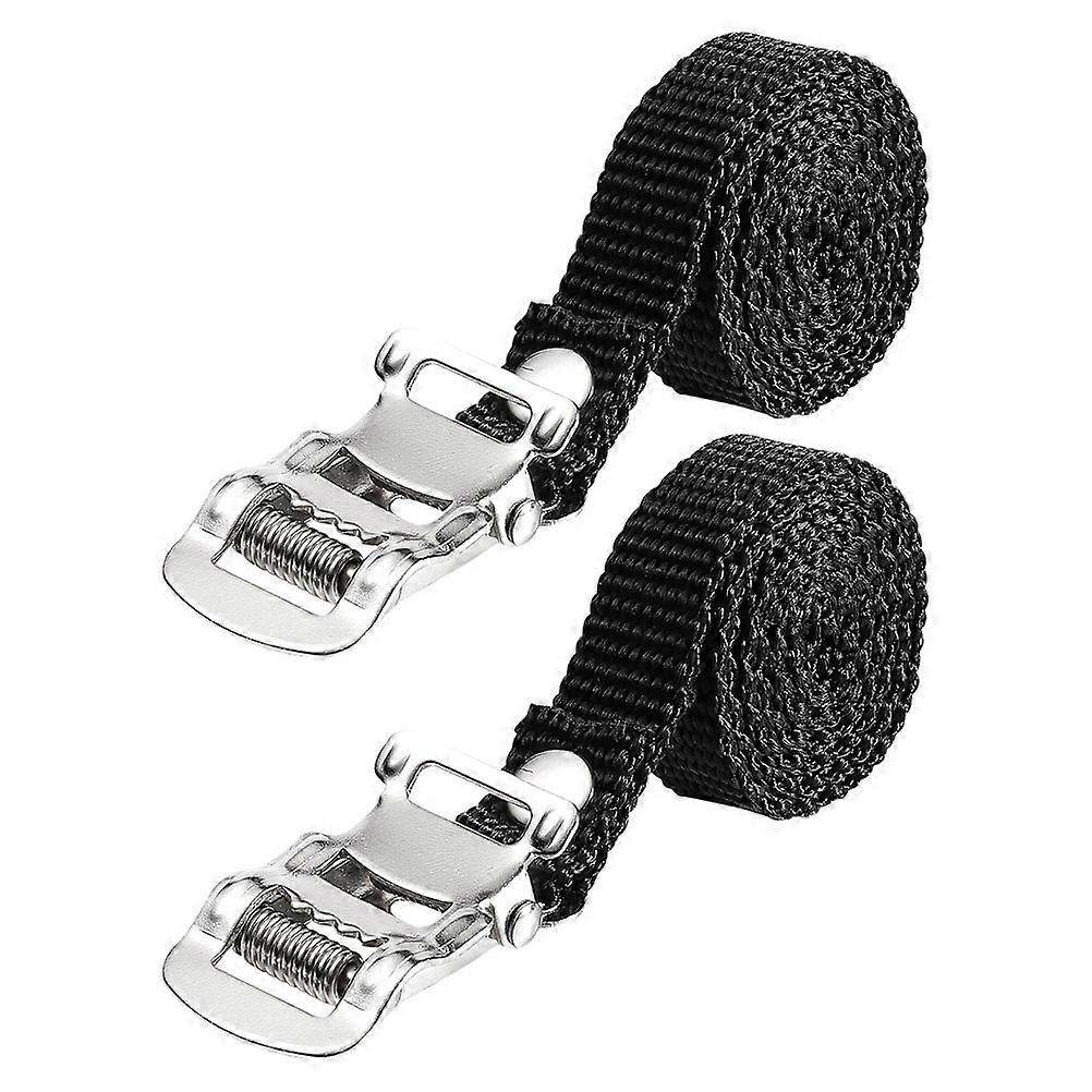 Exercise Cycle Pedal Straps Nylon Material Riders Universal Replacement 1Pair