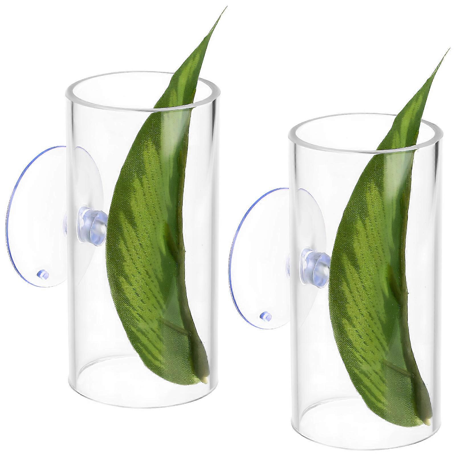 Betta Accessories Fish Rest Tunnel Aquarium Use High Transparency Acrylic Cave For Betta Fish Owners 2Pcs