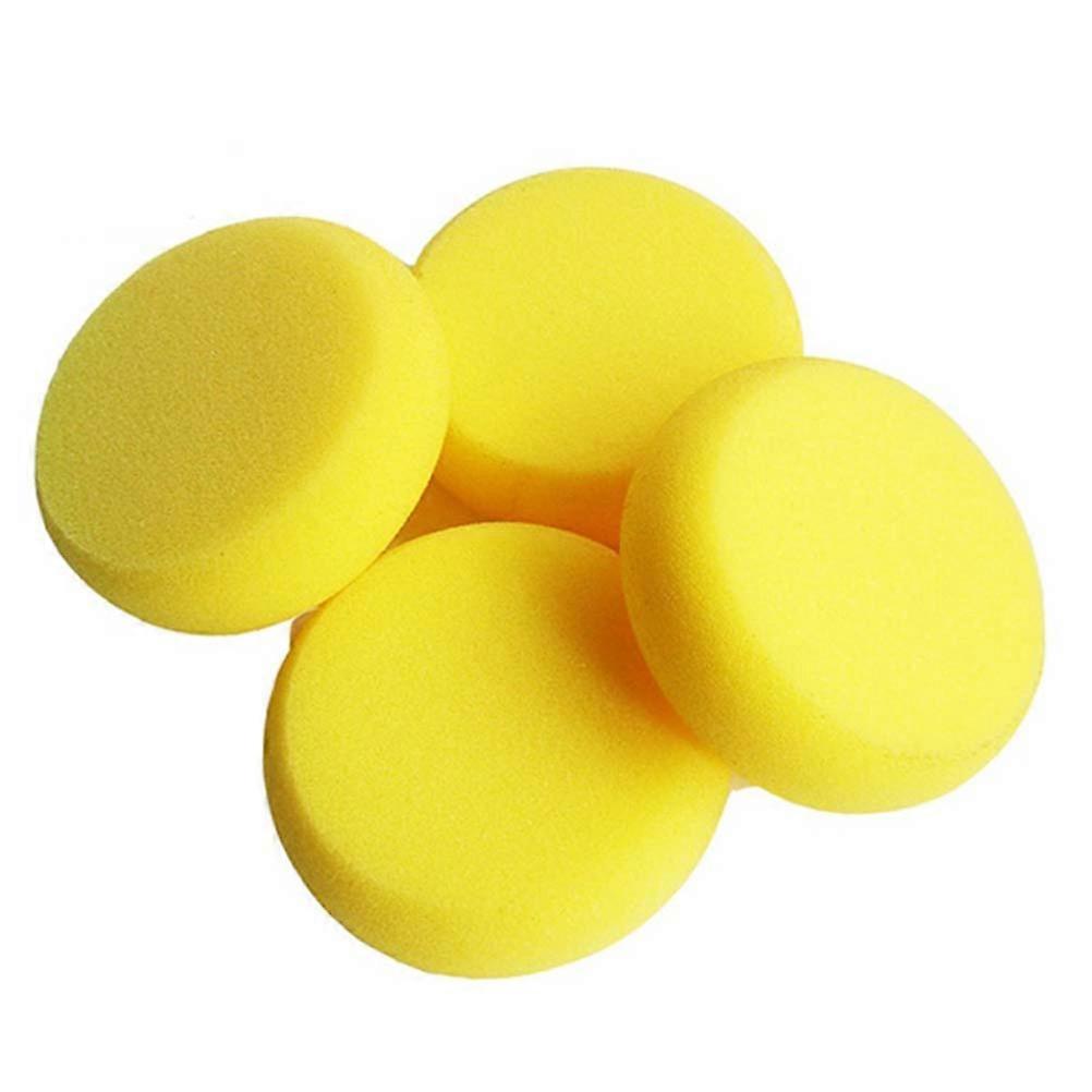 Kids Painting Tools Round Sponge Brush Art Lessons Diy Projects Yellow 20Set