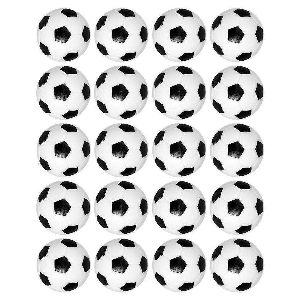 20pcs Foosball Replacement Balls Resin Table Soccer Accessories for Standard Games Lightweight Fit for Tables