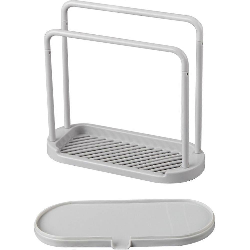 Dish Cloth Storage Rack Kitchen Dish Drying Accessory for Homeowners Rectangular Design 20.50X20.50X9.50CM 1Set