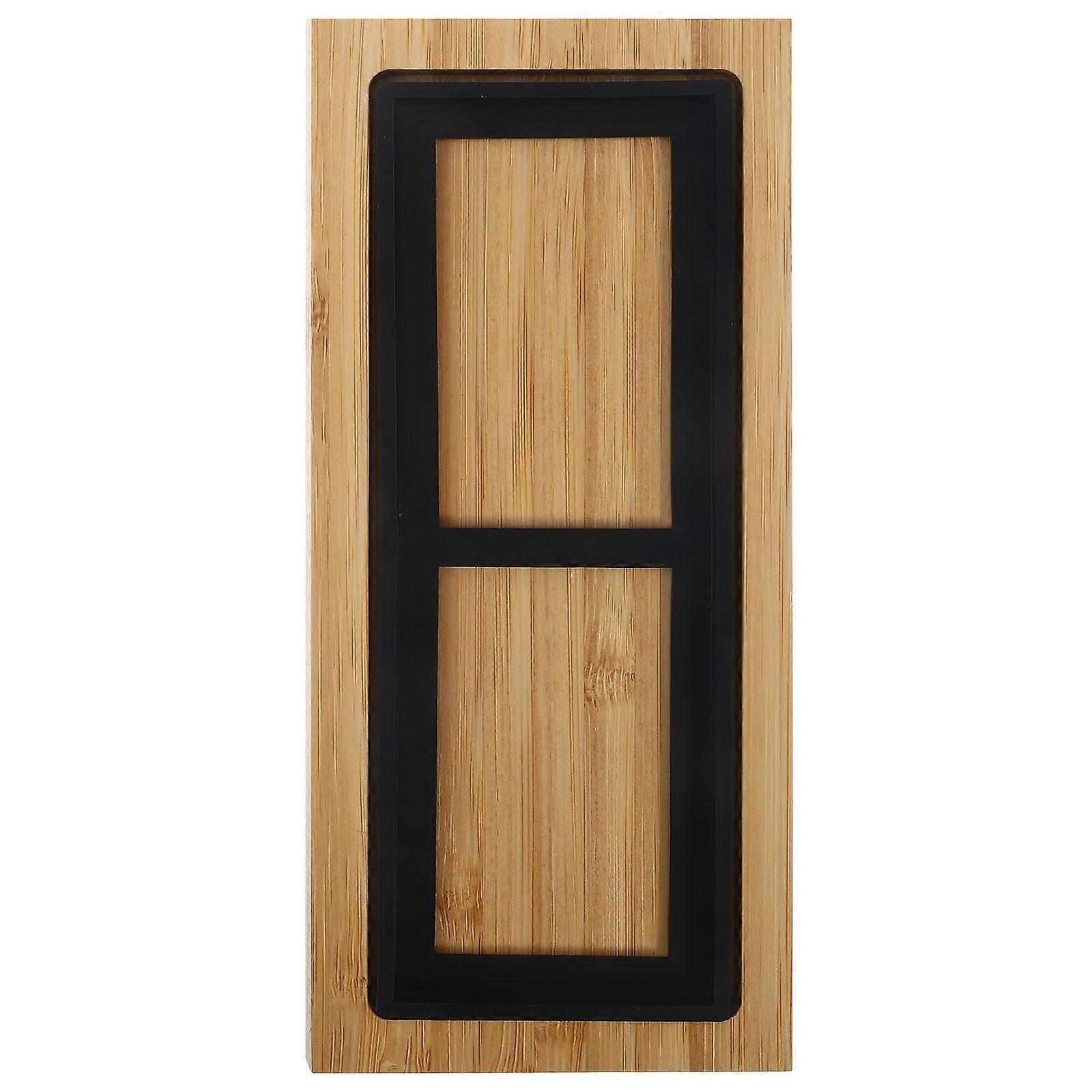 Support de base en pierre à aiguiser en bois pour pierres à aiguiser, design antidérapant, accessoire compact et durable pour les ustensiles de cuisine