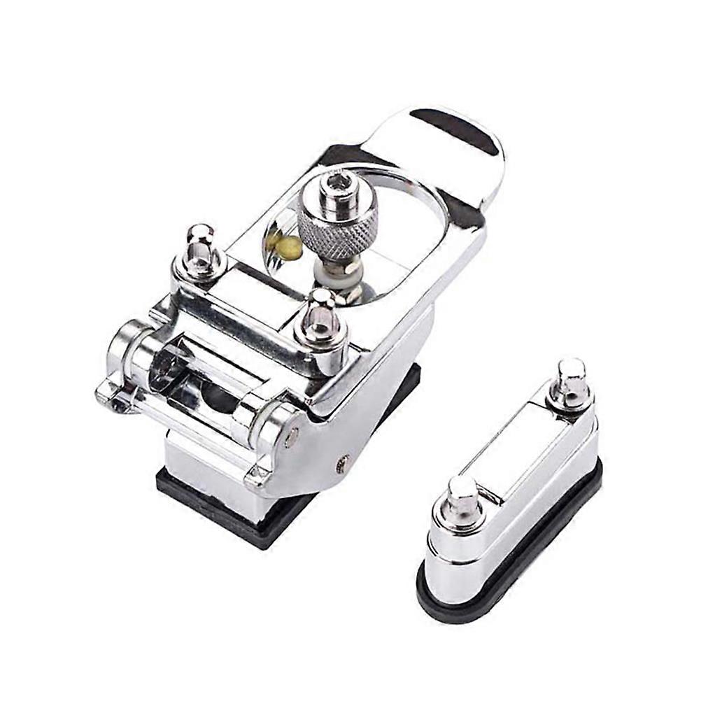 Drum Key Accessory for Snare Drum Regulator Tool with Premium Metal Material Silver