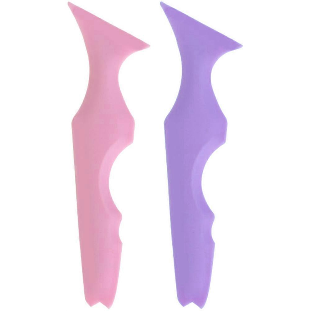 Lipstick Application Eyeliner Stencil Multi-Angle Design Silicone Makeup Aid For Makeup Beginners 2Pcs