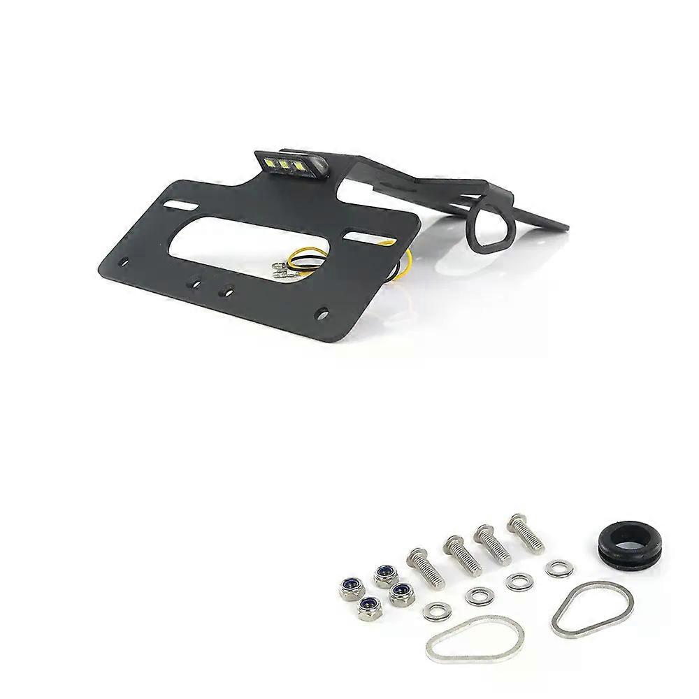 con unique Motorcycle Rear License Plate Holder Bracket Fit For Yamaha XSR-125 2021 2022 2023 2024 Tail Tidy Fender Eliminator kit