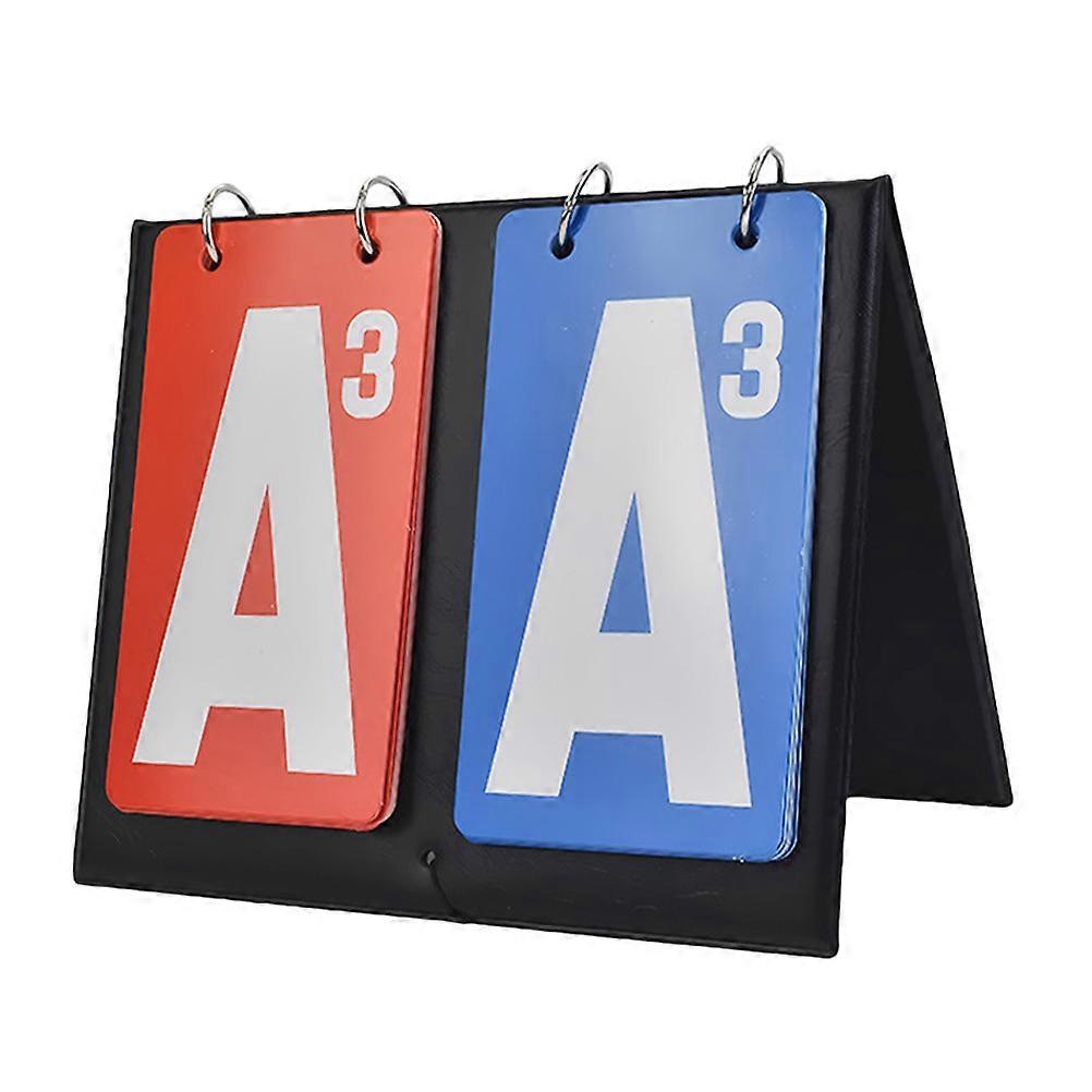 Portable Flip Scoreboard for Basketball, Tennis, Badminton, and Volleyball – Easy to Use Scorekeeper for Sports Competitions and Events