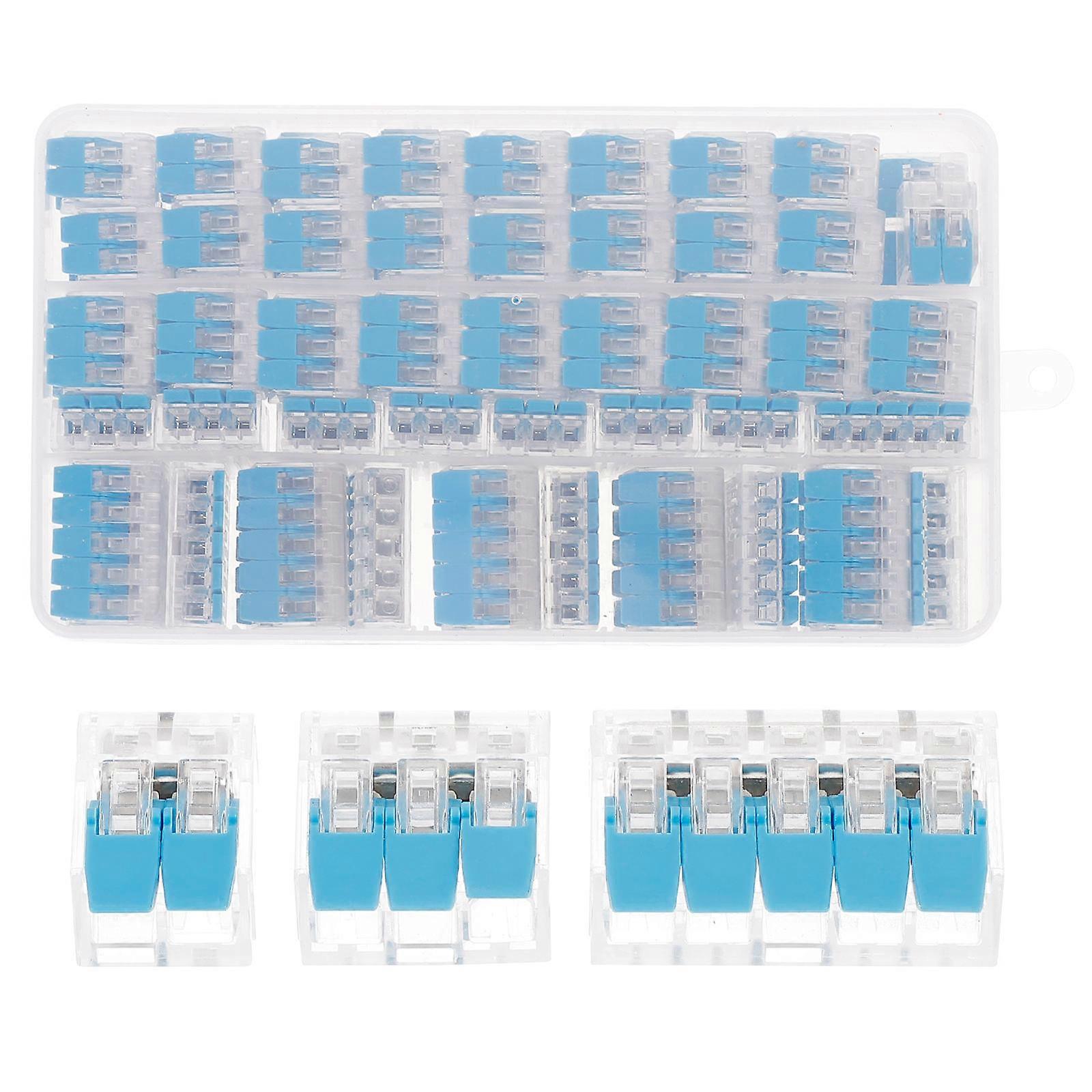 75pcs Lever Wire Splicing Connectors Push Lever Wire Connectors