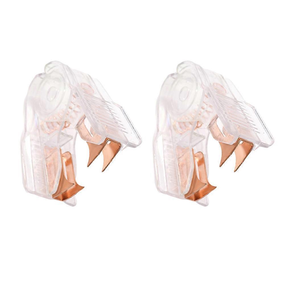 Hand Held Staple Remover Plastic Material for Home Office 2Pcs