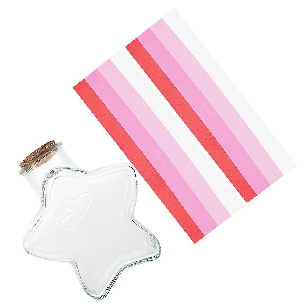 Bottle To Decorate Glass Wishing Bottle For DIY Projects Assorted Color Round 16.00X13.50X8.00CM 1 Set