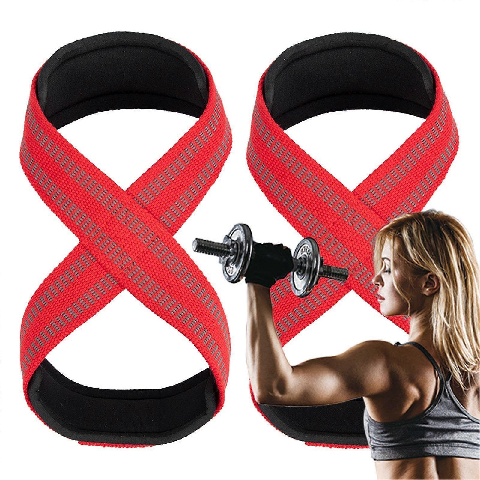 Exercise Resistance Bands for Stretching and Strength Training, Soft Red Pull Up Aid Bands with Stable Grip for Yoga and Gym Use