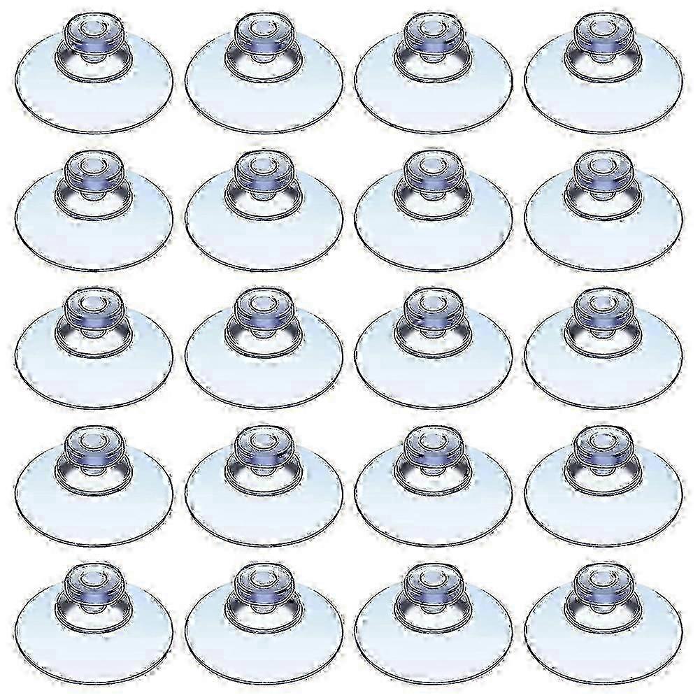 100Pcs διαφανείς βεντούζες, πλαστικές βεντούζες, μαξιλάρια χωρίς γάντζους για υπαίθρια, κουζίνα, μπάνιο-qhzl hwy