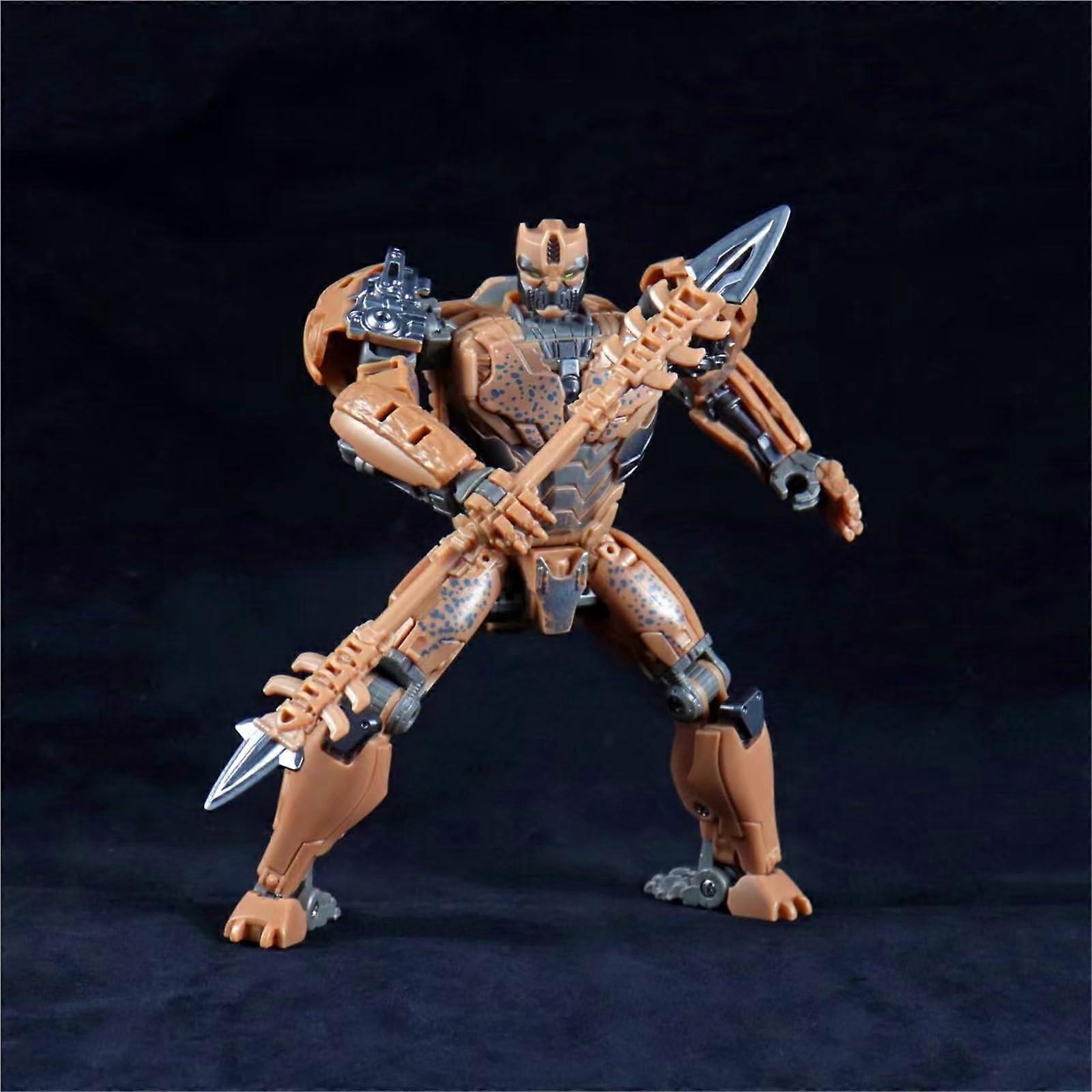 QT-02 Beast Hero Yellow Panther Warrior Toy Figure