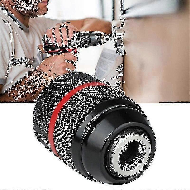 Multi Quick Change Keyless Chuck Keyless Hand Drill Chuck 1/2-20unf Mount 13mm Self-tighten Drill Chuck For Multiple Purposes