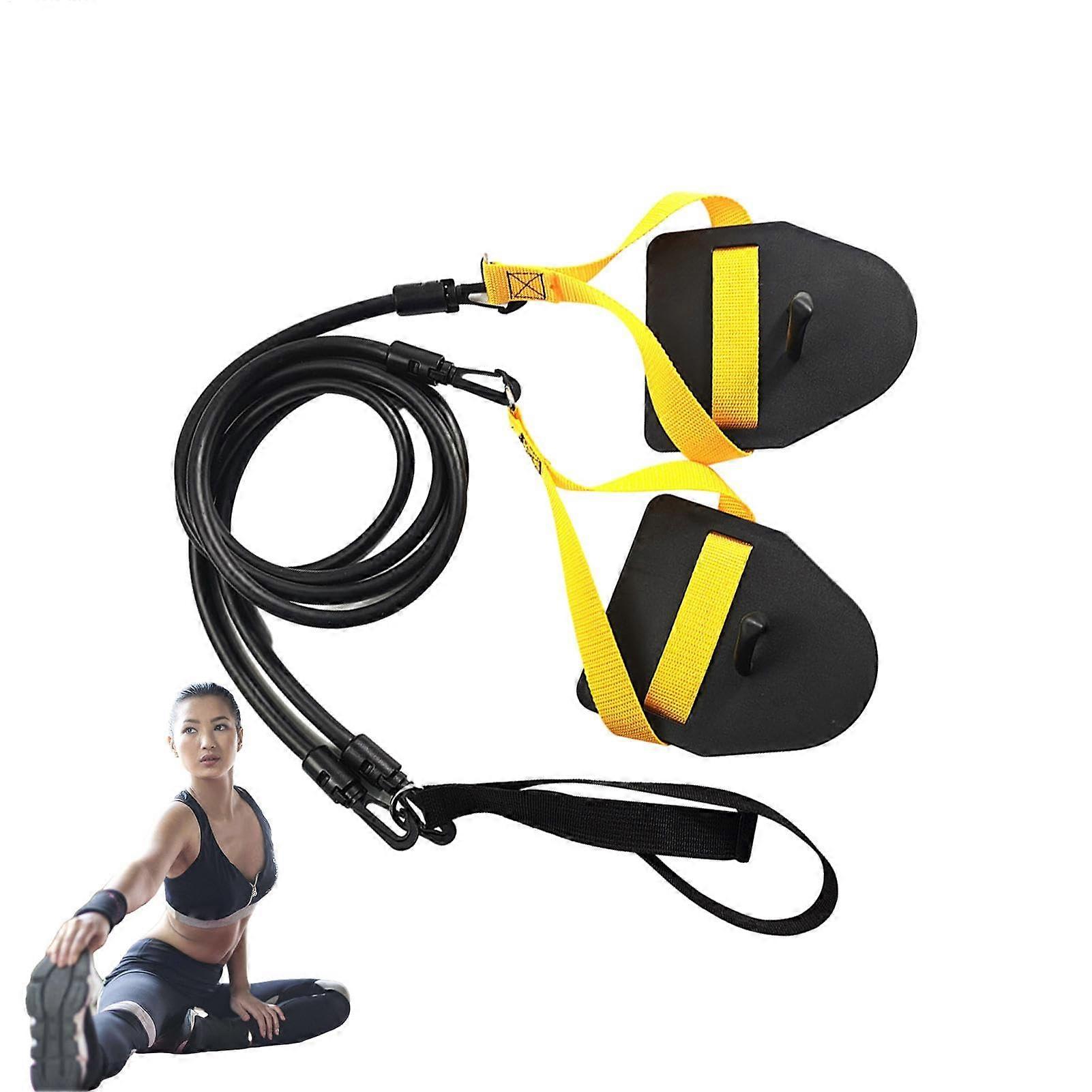 Swimming bands Elastic resistance bands with swimming f swimming training device Stretch belt for arm resistance training Conv