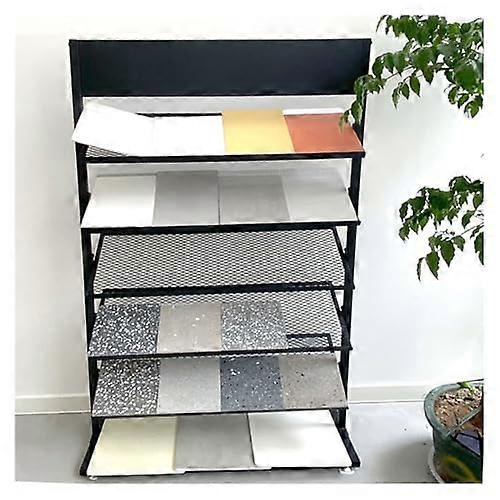 Grid Display Stand, Grid Plate for Displays, Floor Standing Flat Display Stand for Floor Tiles