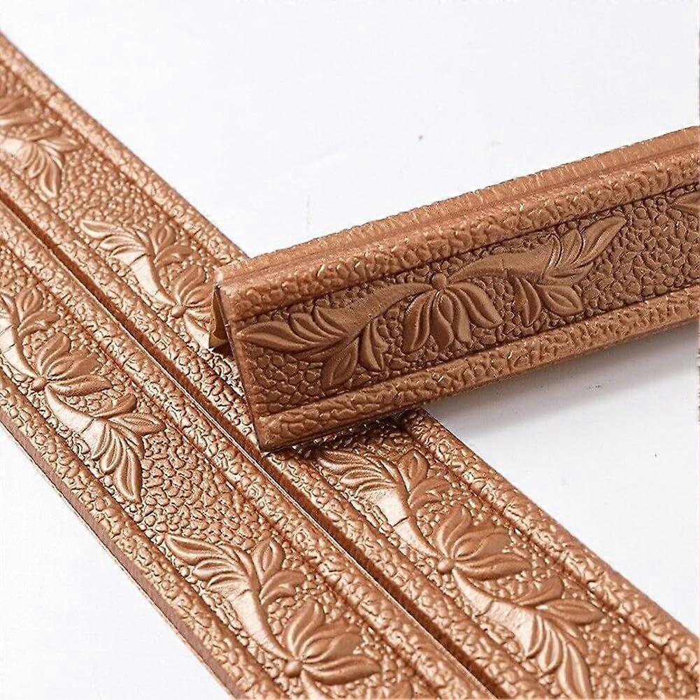 Crown Moulding Selbstklebende Tapete Rand Weiß Weichschaum Rand 3D Sticky