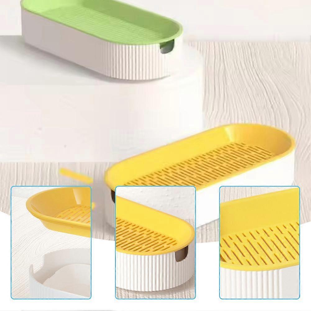 Blue (B)$Pet supplies cat snacks catnip planting hydroponic box cat grass pot hydroponic cat grass box set