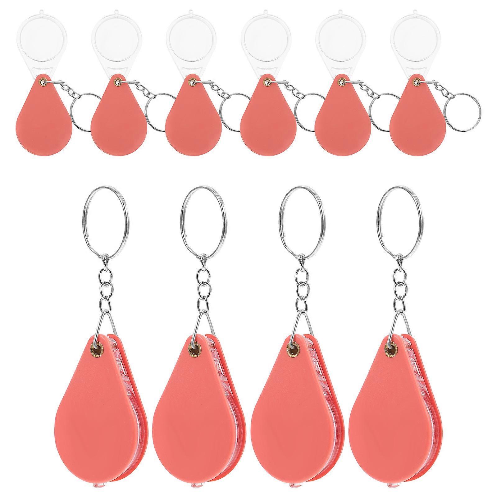 Magnifying Glass for Reading Portable Magnification Tool for Crafts Coins Examination 10pcs