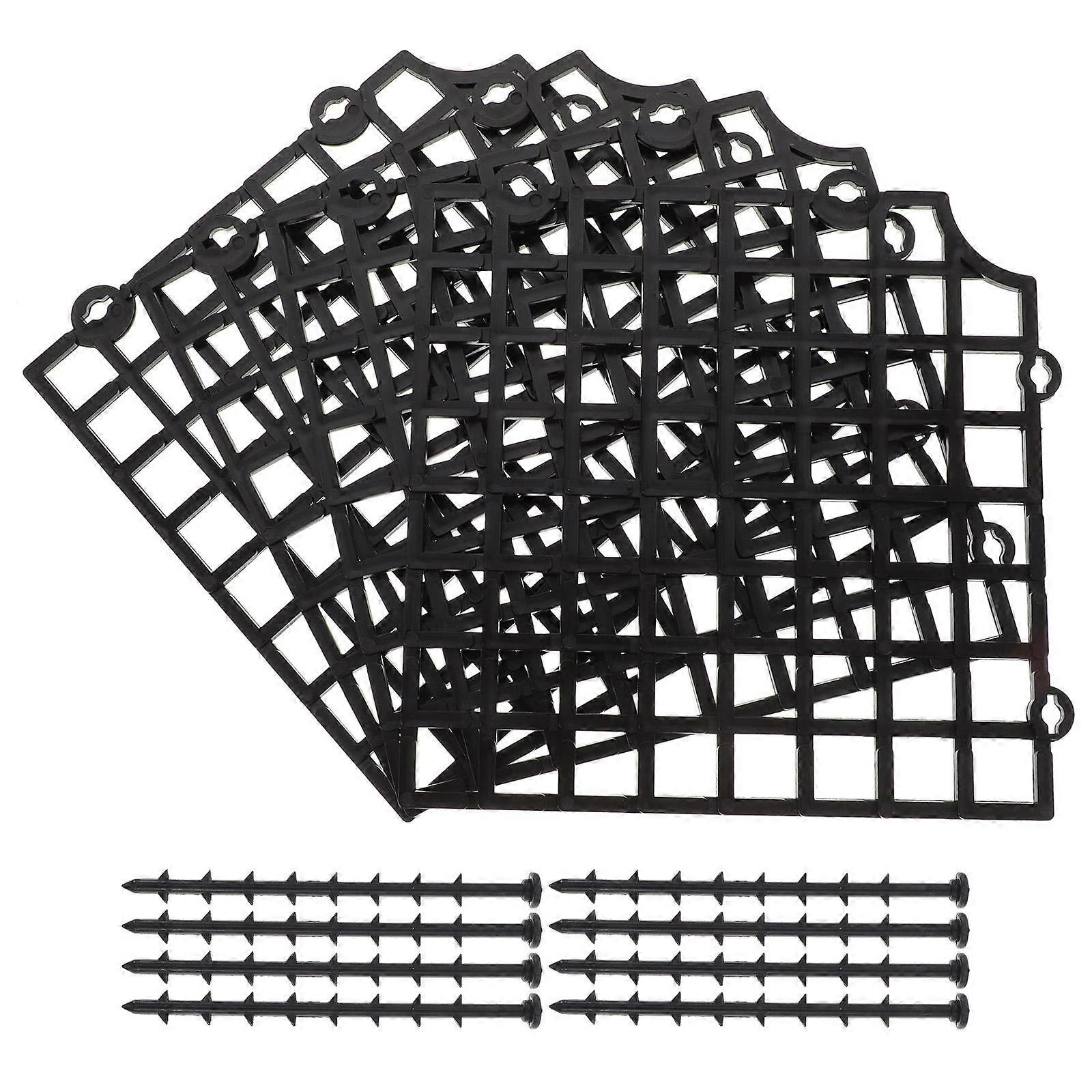 Flower Pot Grid Cover Prevent Soil Spillage House 11.8X11.8IN 3Pcs