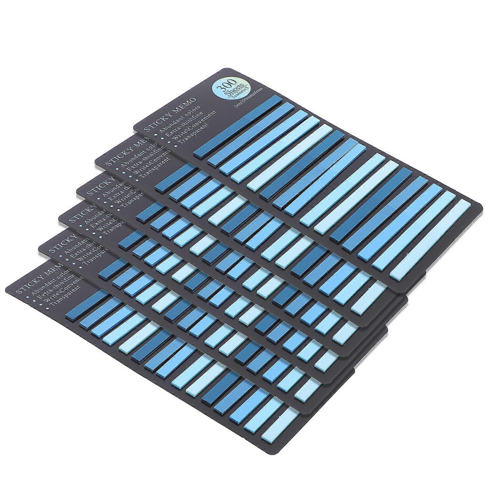 Translucent Pet Index Tabs 1800pcs Sticky Page Markers for Books, Notebooks & Textbooks Writable, Portable Office Stationery for Efficient