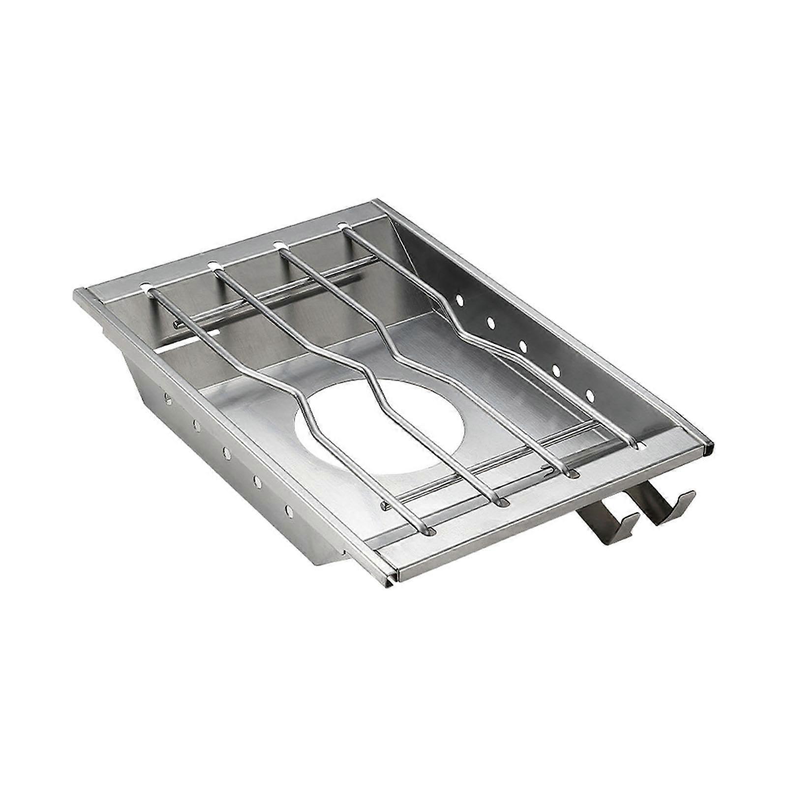 Oven Plate Frame Bracket, Stainless Steel, Korean Style, Easy to Use Cookware Pots Stand Rack for Outdoor