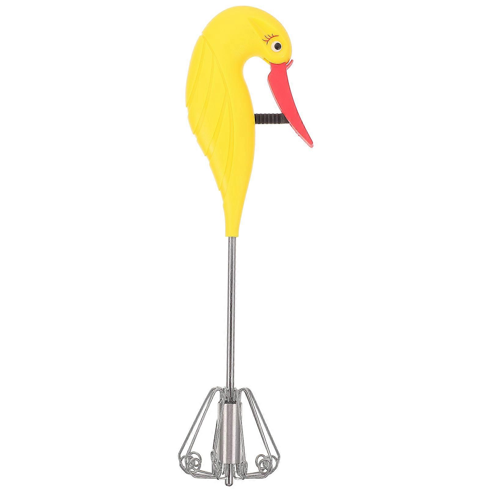 Manual Egg Mixer Plastic Kitchen Egg Beater For Baking Cooking Stirring Batter 1Pcs