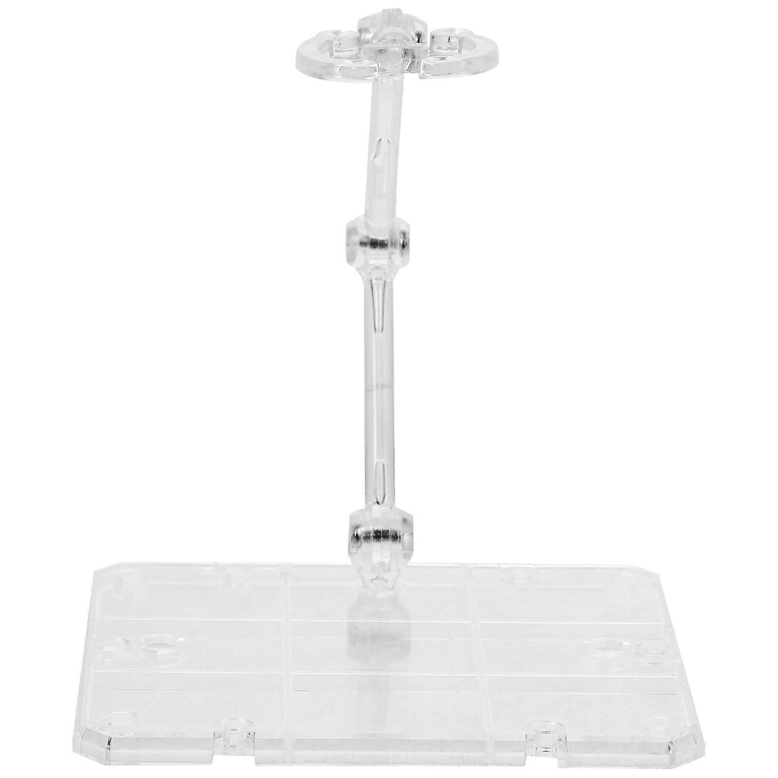 Adjustable Plastic Action Figure Display Stand for Desktop   Simple and Stable Collectible Doll Rack for Home Decor