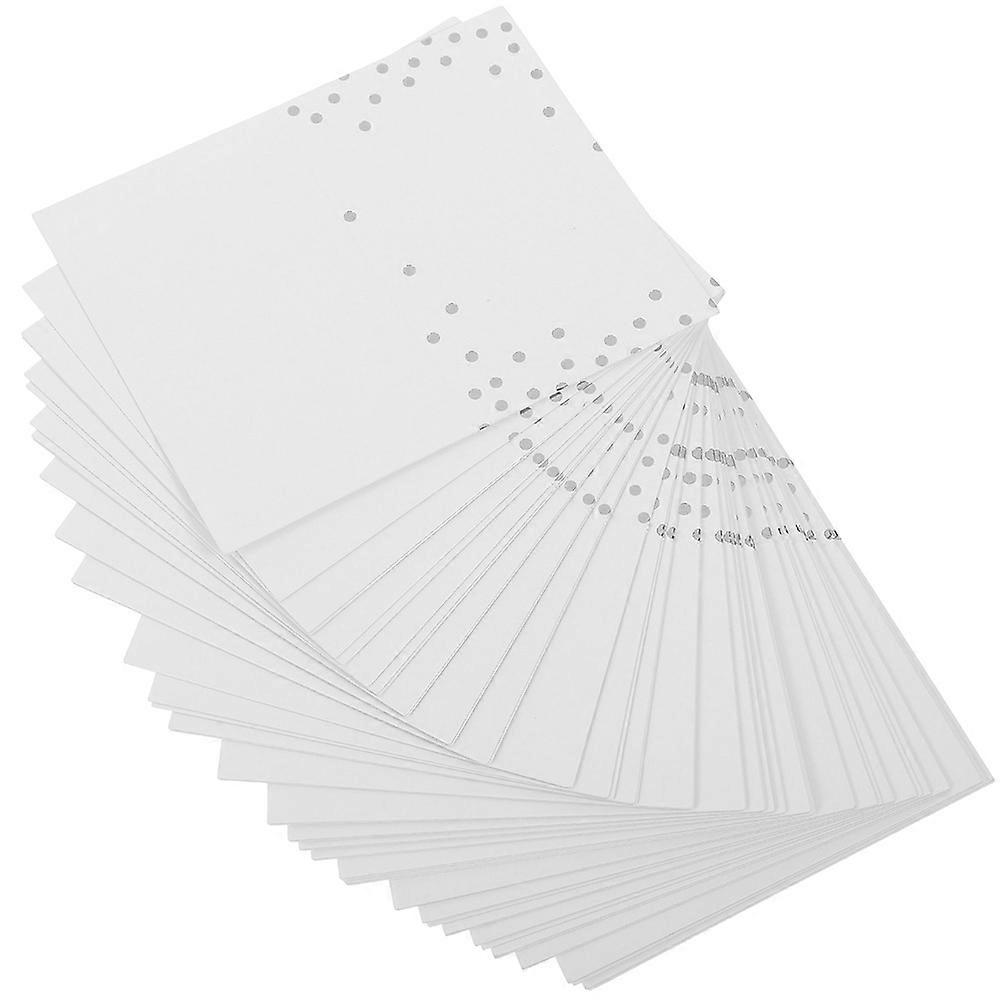 Place Cards For Table Setting Wedding Supplies Round Corner Rectangle Seating Arrangement 100Pcs