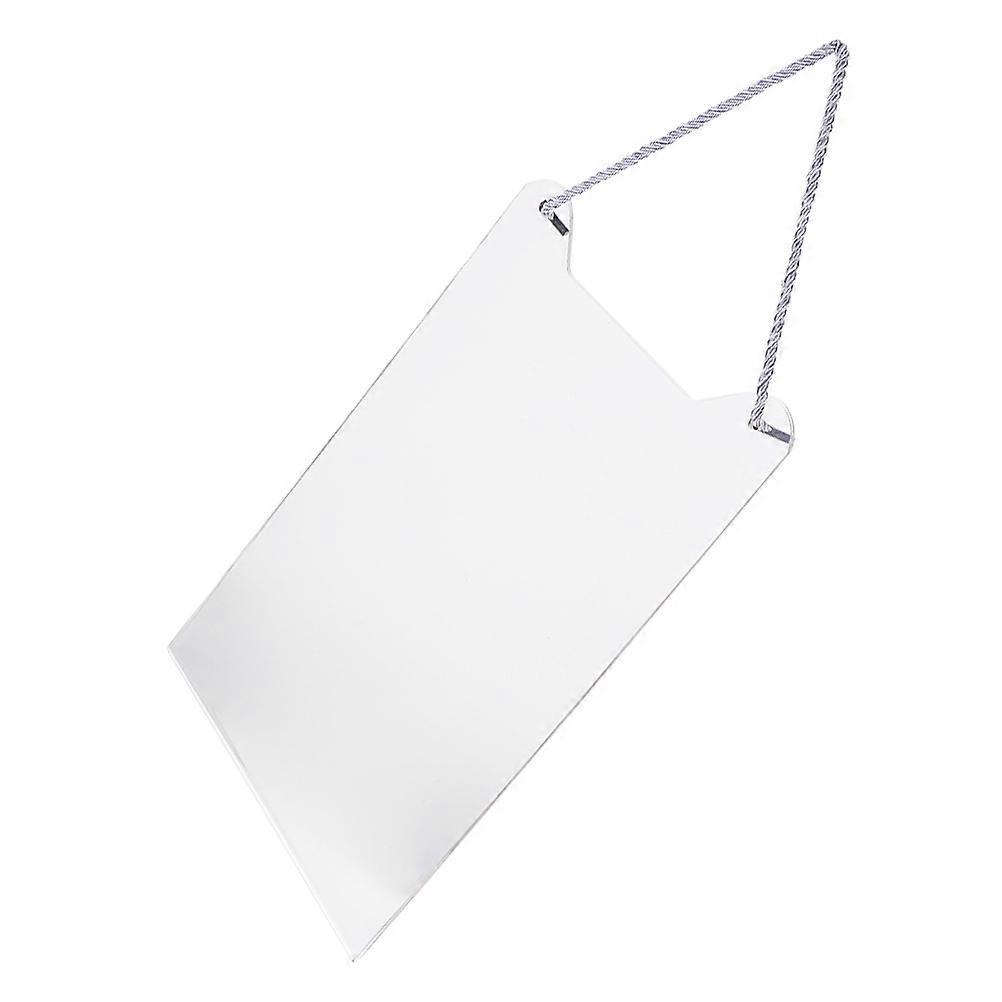 Hanging Sign Blank Acrylic for Wedding Dinner Parties Rectangular Modern Design Table Numbers 1Set