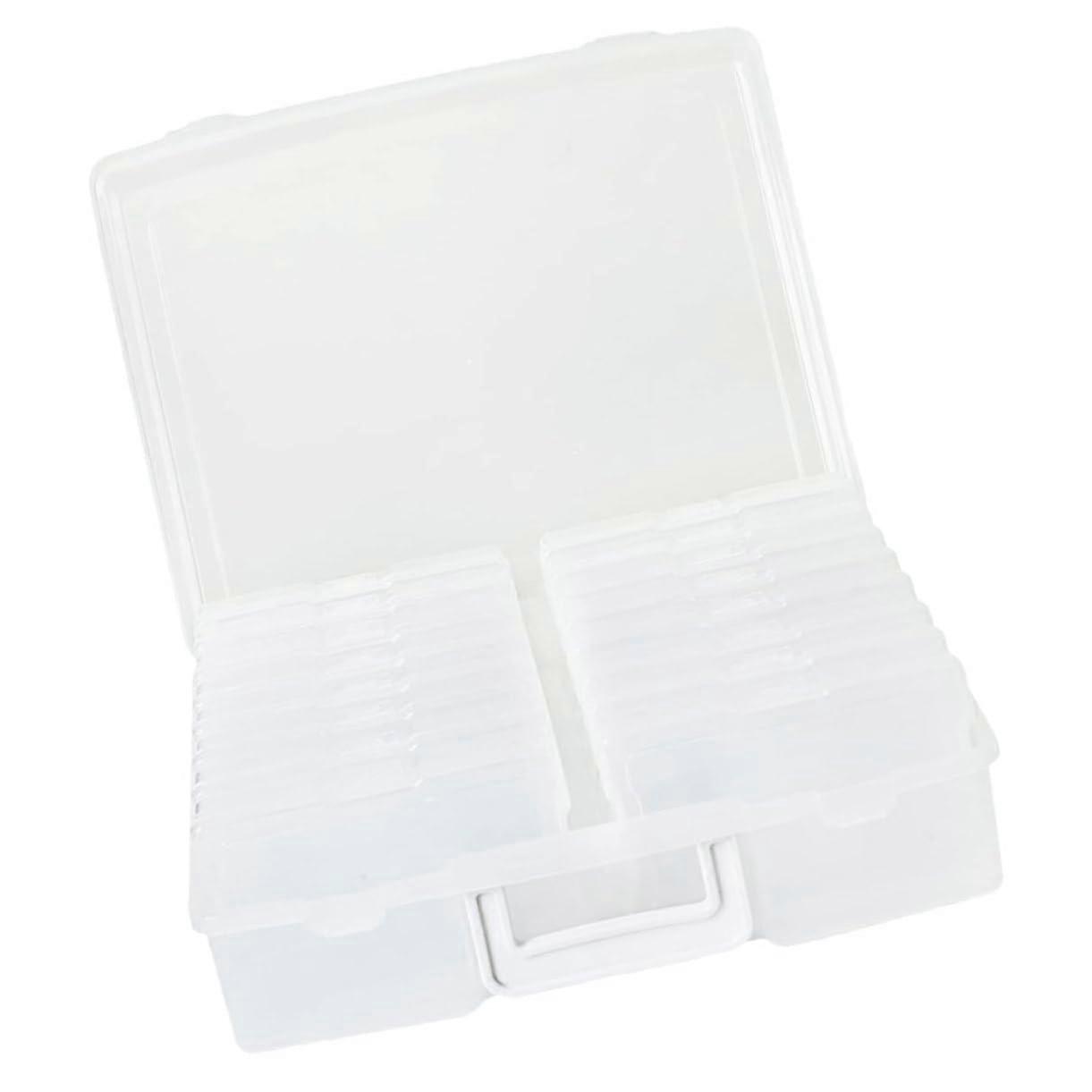 Photo Box 1 Set Plastic Box With Lid Transparent Organizer Box For Photos