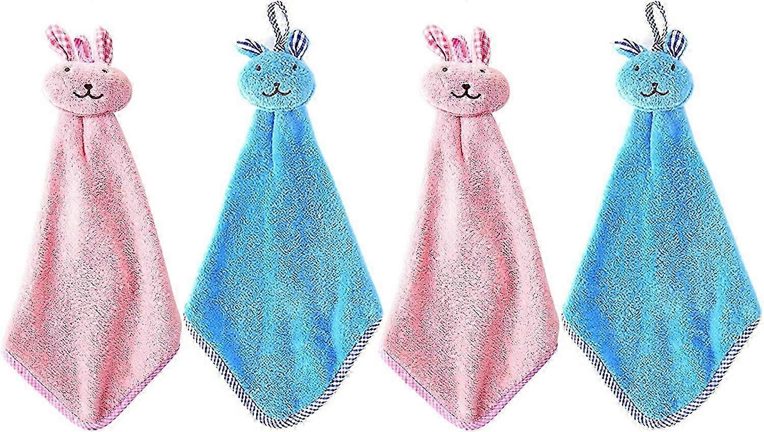 Asciugamani appesi per cucina, asciugamano in velluto corallo, asciugamani carini per bambini, asciugamani lavabili, eco