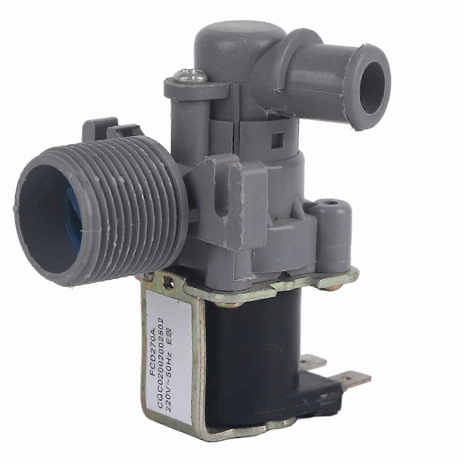 Washer Water Inlet Valve ABS Insulated High Connection Efficiency AC220V