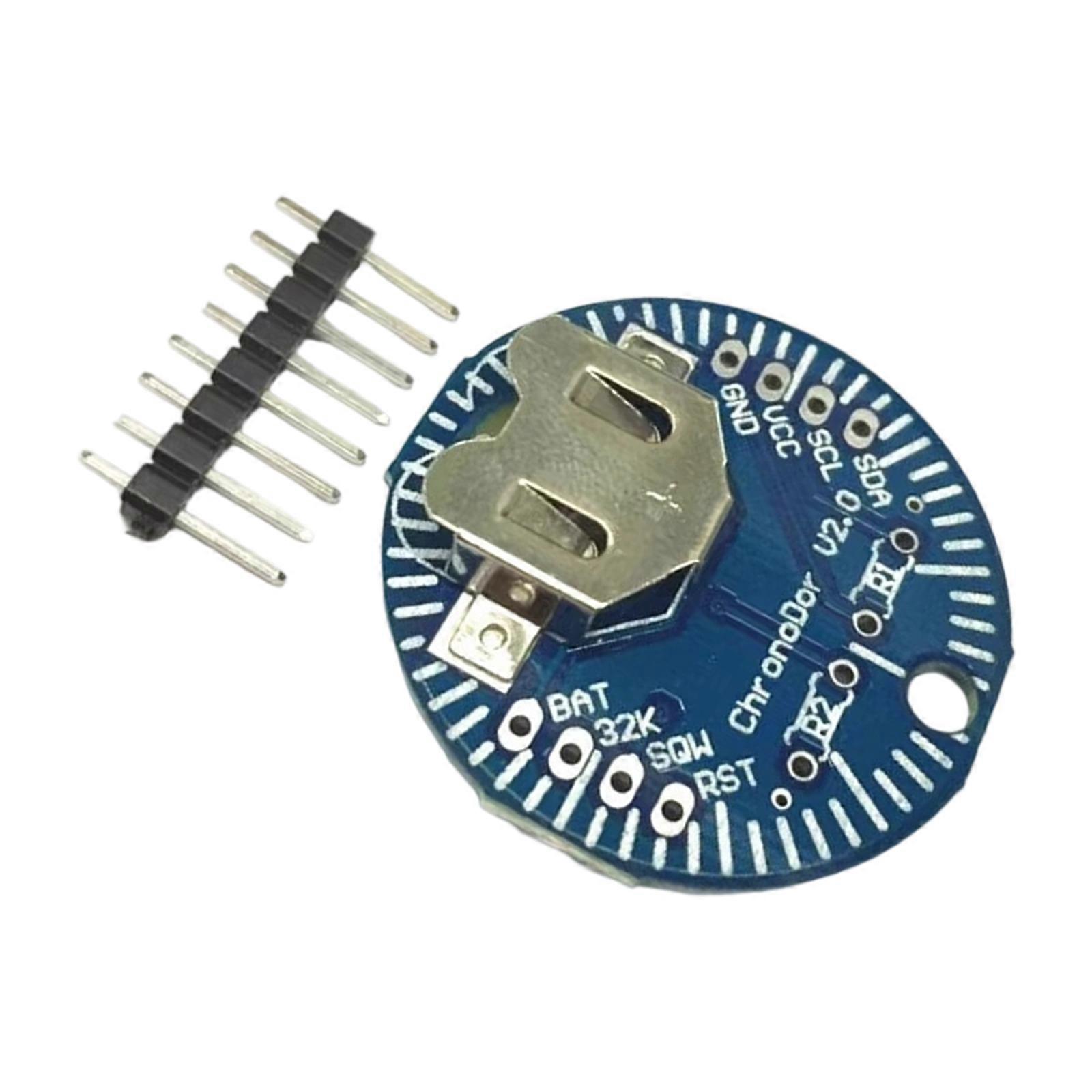 Clock Circuit Board Real Time Clock Module DS3231SN I2C Communication Low Power Consumption Programmable Module Multicolor