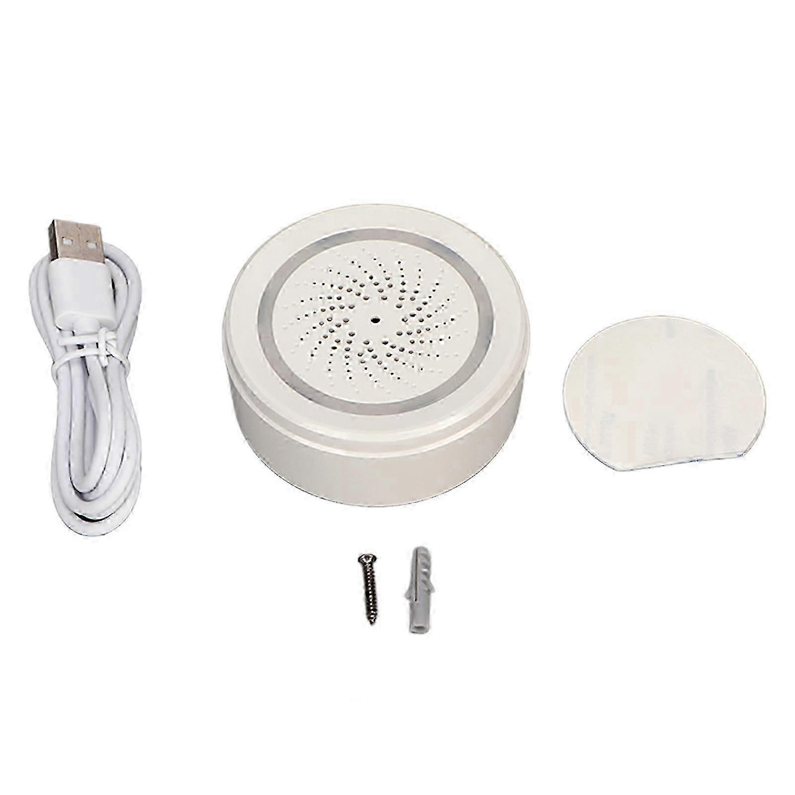 Allarme sirena intelligente WiFi wireless con controllo APP - Allarme antifurto da 105 dB con suono e luce per un sistema di sicurezza domestica avanzato