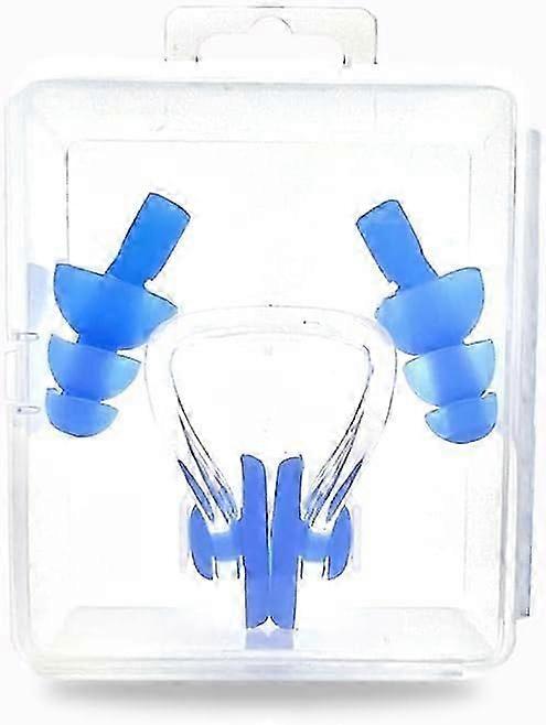 Nose Clips and Ear Plugs Set for Swimming