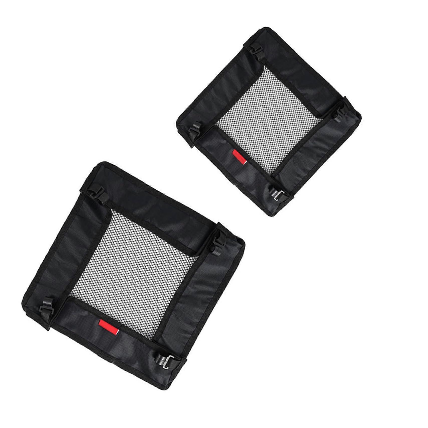 2 Pack Outdoor Storage Bags Hanging Net Organizers for Folding Tables Portable Storage Solutions for Picnic and Camping