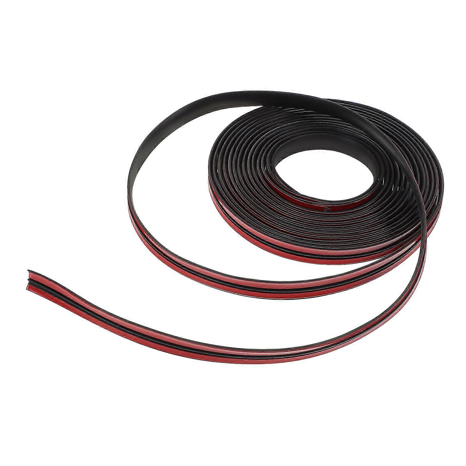 Shaped Rubber Weather Stripping Self Adhesive Seal Strip for Car Windshield Sunroof Window Gaps Noise Reduction Waterproofing