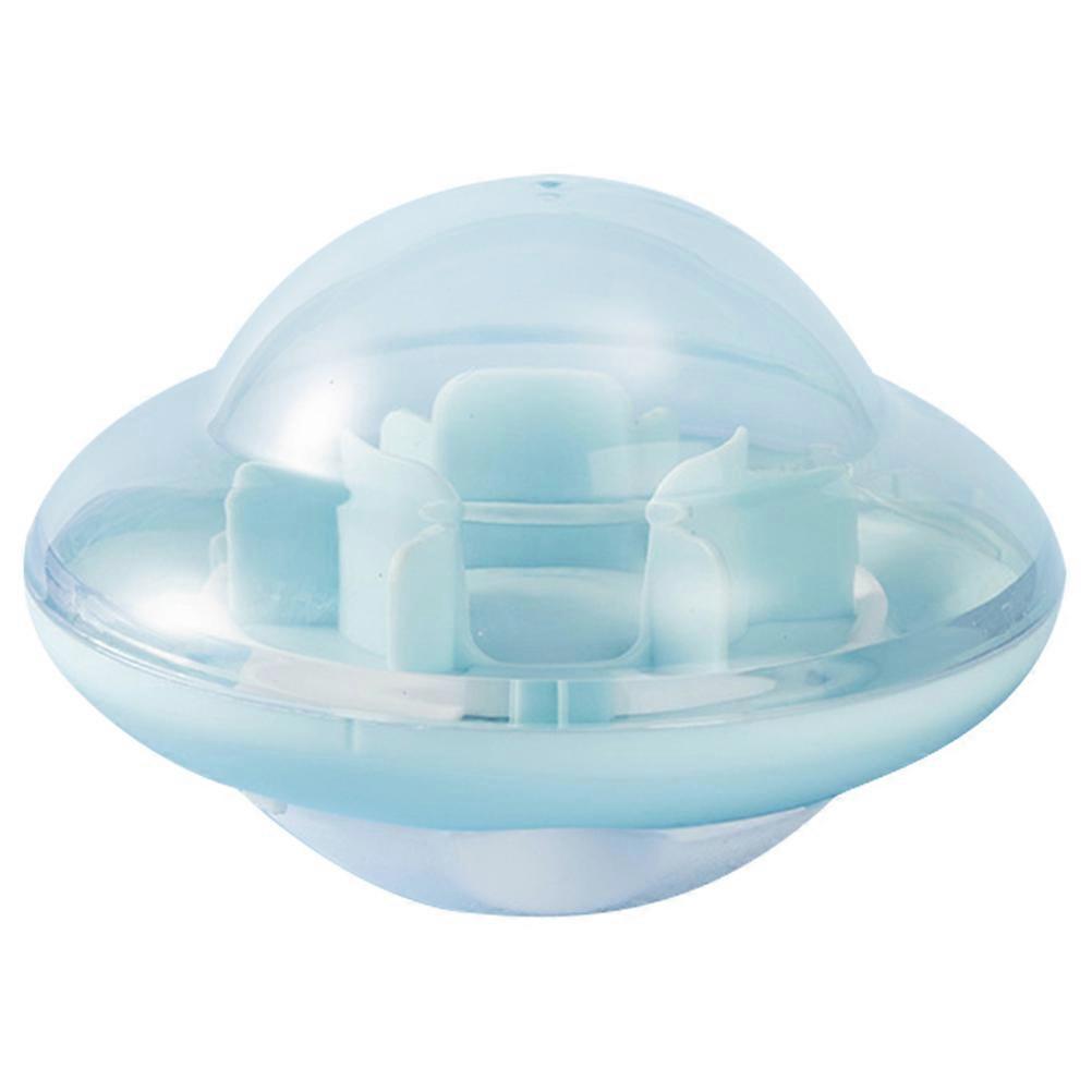 Pet Slowing Feeding Ball Pet Poly Toy UFO Shaped Cat Eating Bowl Feeding Bowl Blue