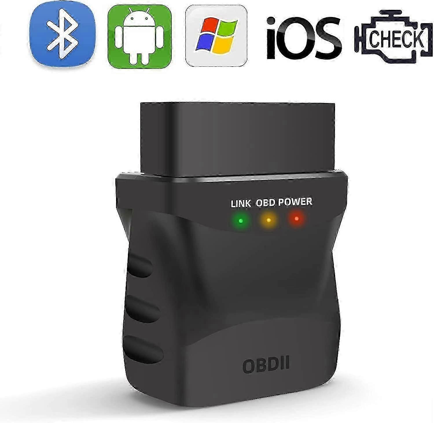 Obd2 Diagnosis Bluetooth 4.0 Mini Adapter For Iphone Ios Android Pc Ipad Wireless Fault Code Scanner Car Diagnostic Tool Obd Ii For Engine Light Check