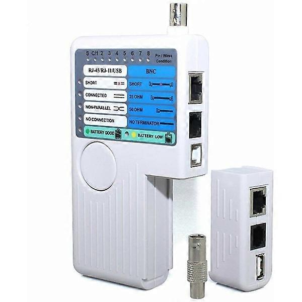 RJ11 RJ45 USB BNC Network Cable Tester for UTP STP LAN Cable Tracker