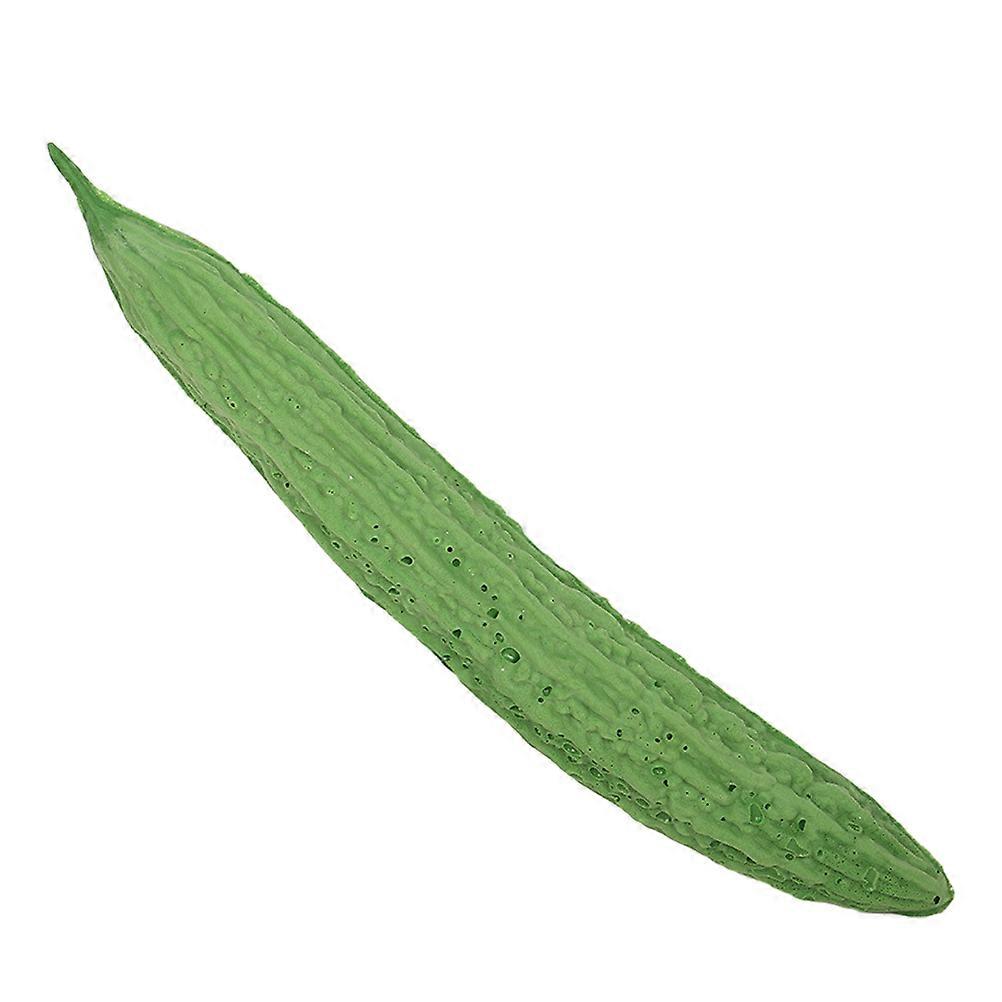 Artificial Gourd Decor Simulation Vegetable for Photography and DIY Projects Green PU 5.5 Inch