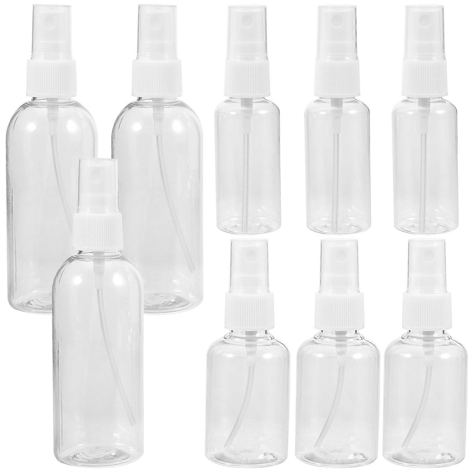 Spray Bottles For Travel Portable Liquid Bottles Refillable Assorted Color 13.5x4cm 9Pcs For Holiday Travel